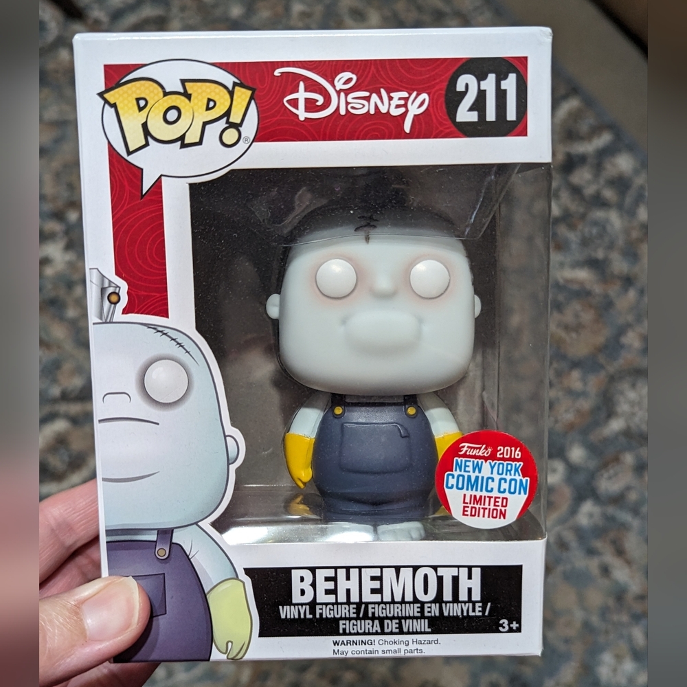 Funko pop Disney Behemoth #211 New York Comic Con Nightmare before Christmas